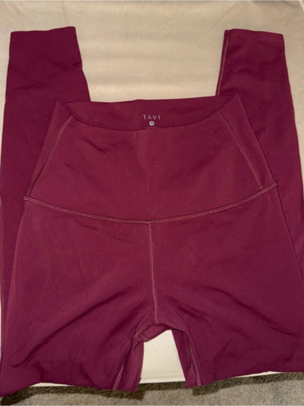 Taviscuplt Wineberry High-Waist Leggings